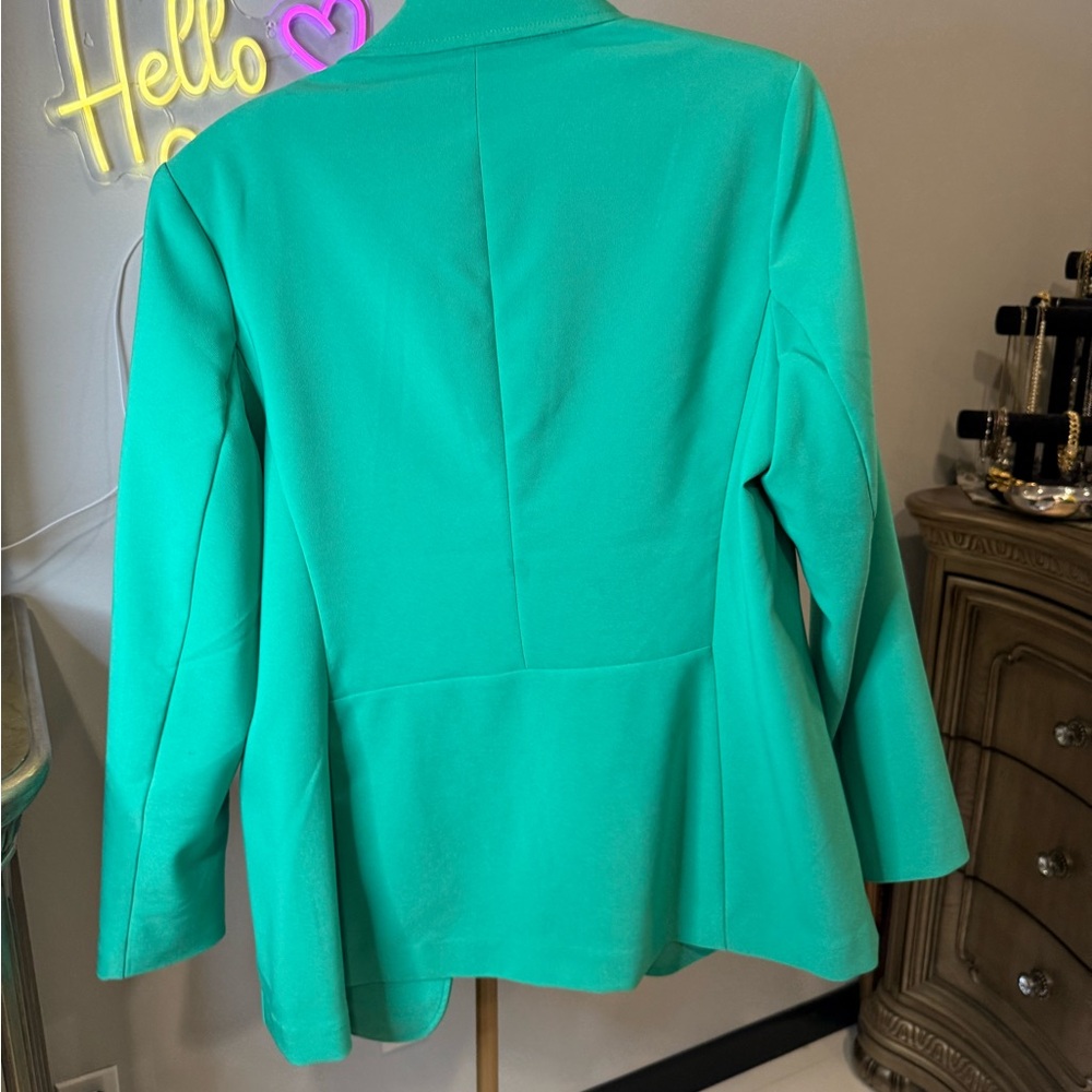 Anne Klein Vibrant Teal Blazer - Picture 11 of 11